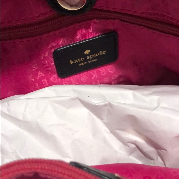 Black Kate Spade Pebble Leather Purse - Picture 4 of 4